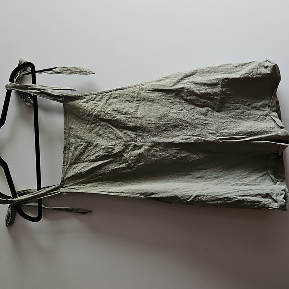 2/$20 SHEIN - NWOT 100% Cotton Khaki Textured Romper - Oversized Size Small - Picture 4 of 5